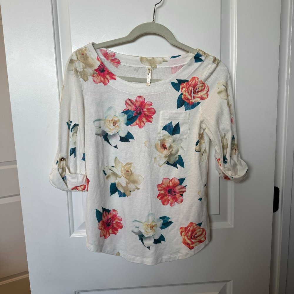 DNA Couture Floral Blouse Size S